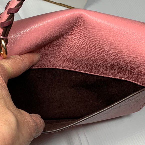 Coach Marlie Top Handle Satchel Crossbody - Pink - Picture 4 of 16